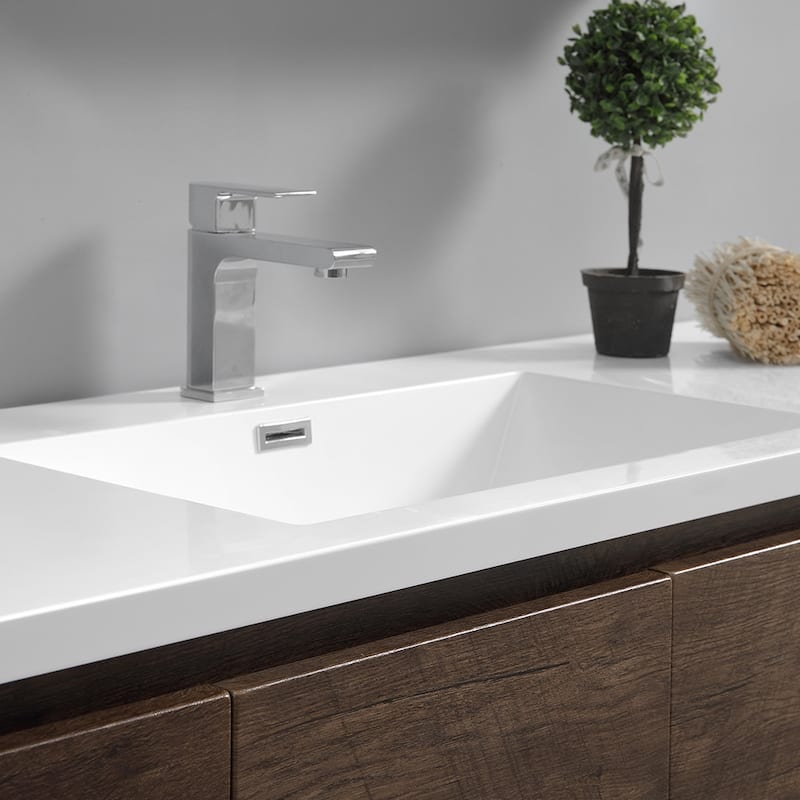 Fresca Senza 60" Free Standing Single Basin Vanity Set with MDF