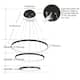 Modern Painted Black 3 Rings LED Pendant Light Fixture - On Sale - Bed ...