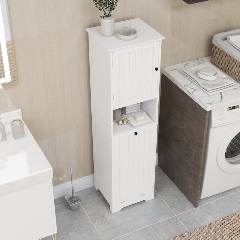 1-Compartment 1-Door Tilt-Out Laundry Sorter Cabinet
