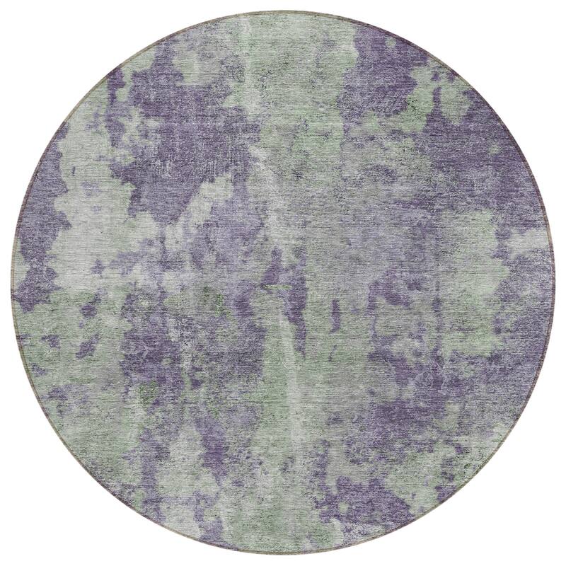 Machine Washable Indoor/ Outdoor Modern Ombre Chantille Rug
