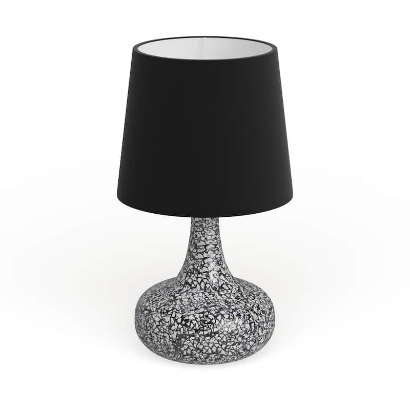 The Curated Nomad Blakey Mosaic Tiled Glass Table Lamp