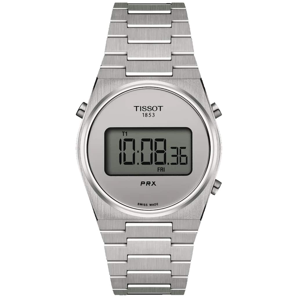 Tissot Men's PRX Digital Silver Dial Watch - T1372631103000 - 6 (36)