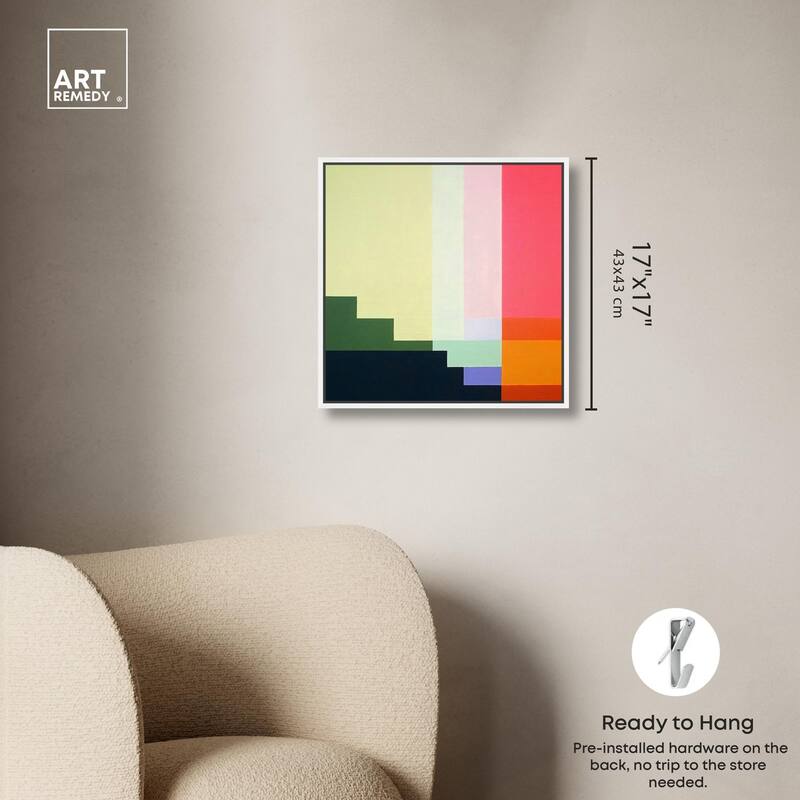 Rectilinear Rhapsody III Canvas by Art Remedy