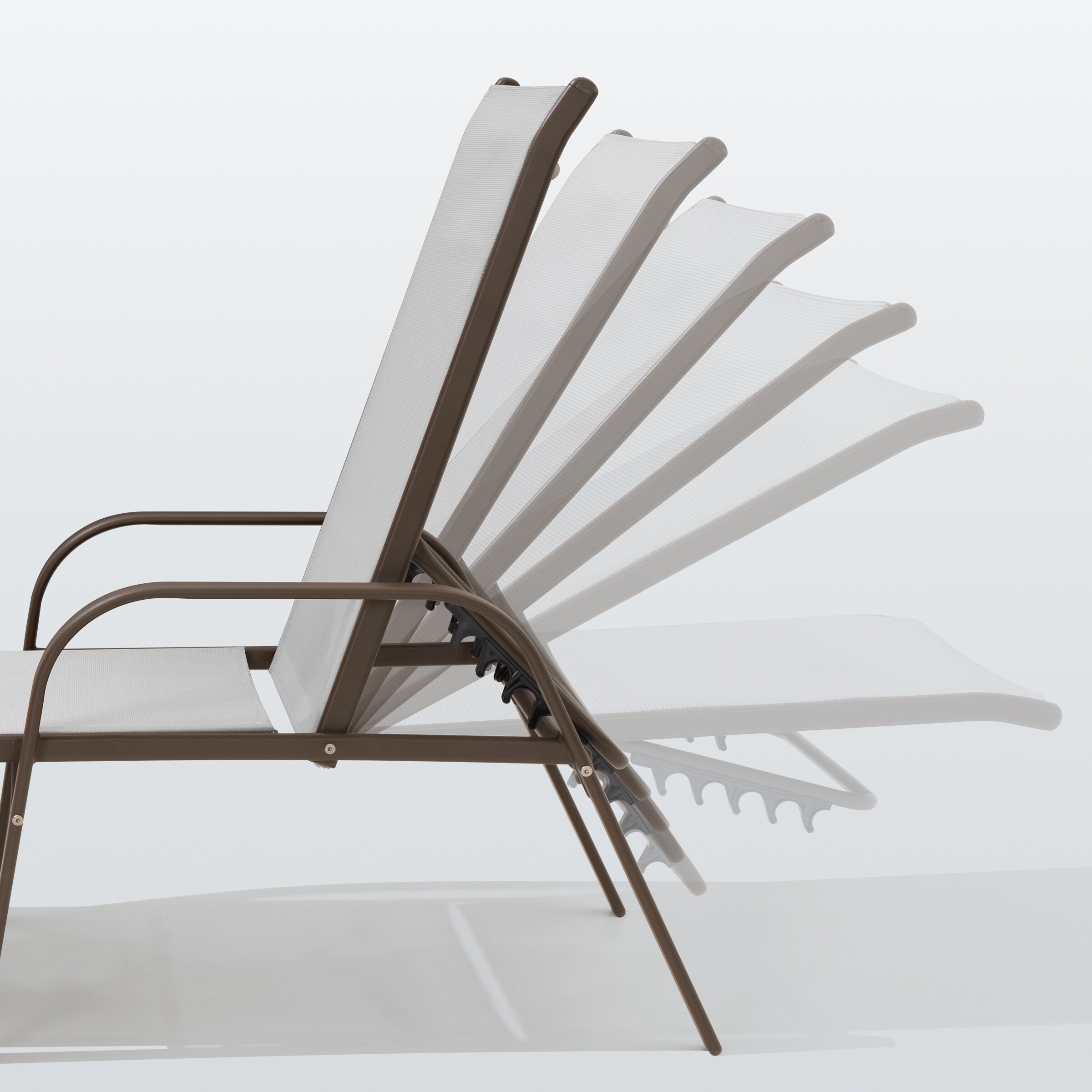 VredHom Adjustable Outdoor Chaise Lounge Chair for Patio or Poolside-image