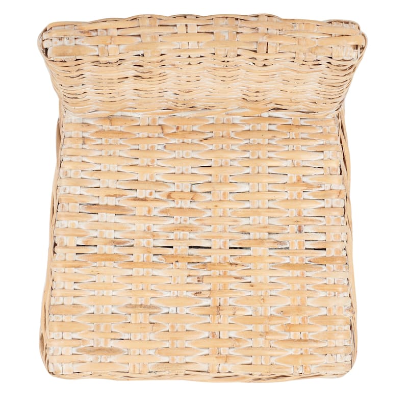 SAFAVIEH Tobie Rattan 23.6-inch Counter Stool