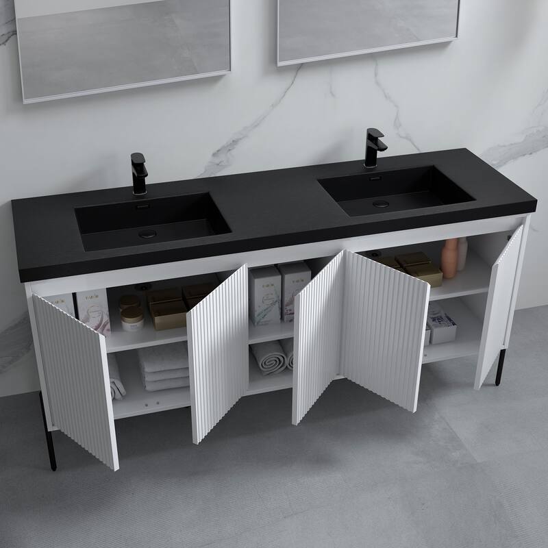 Ripple 72" Bathroom Vanity Base Only
