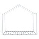 preview thumbnail 11 of 13, Nestfair Metal Twin Size House Platform Bed with Trundle