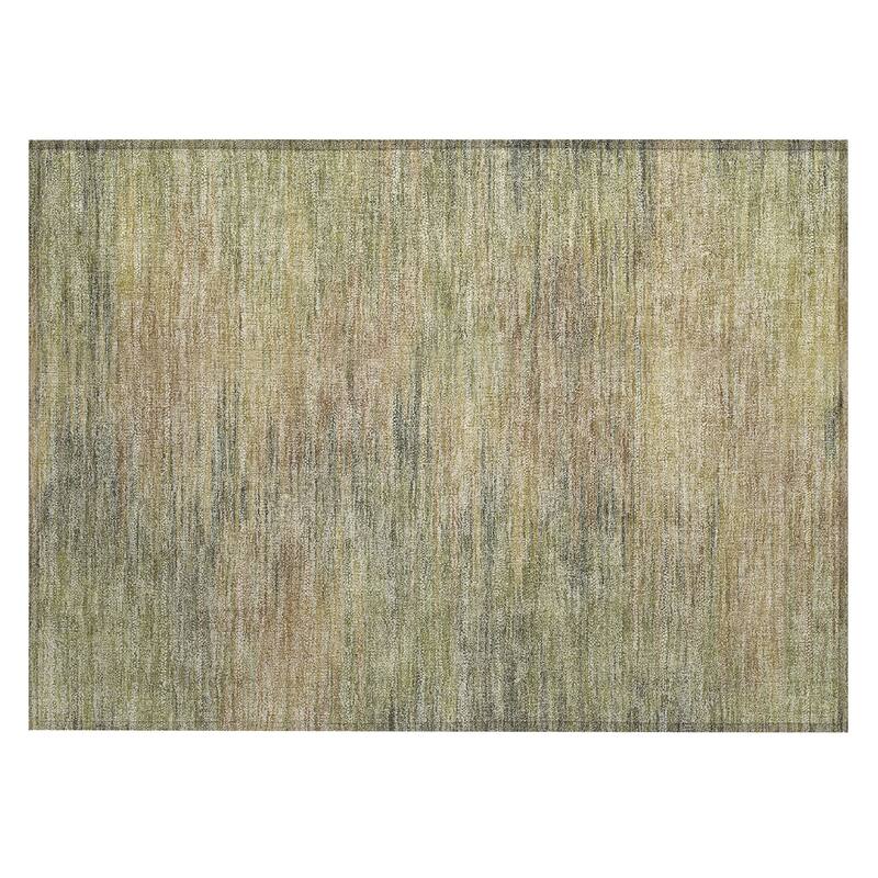 Machine Washable Indoor/ Outdoor Chantille Solid Ombre Rug