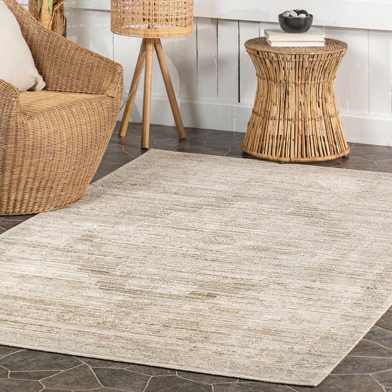 Nuloom Lotus Vintage Machine Washable Indoor/Outdoor Area Rug
