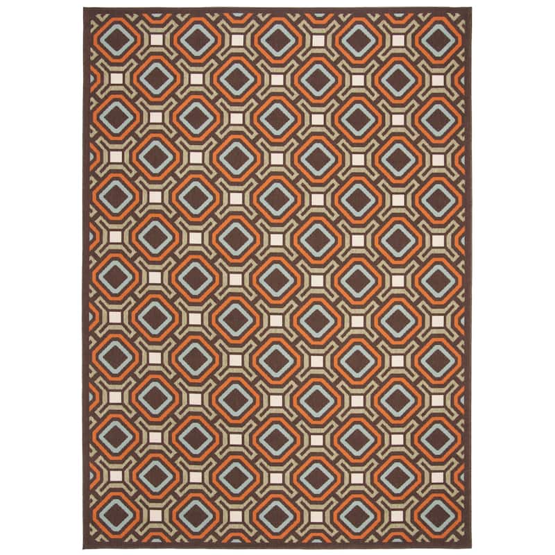 SAFAVIEH Veranda Marjetka Indoor/ Outdoor Waterproof Patio Backyard Rug