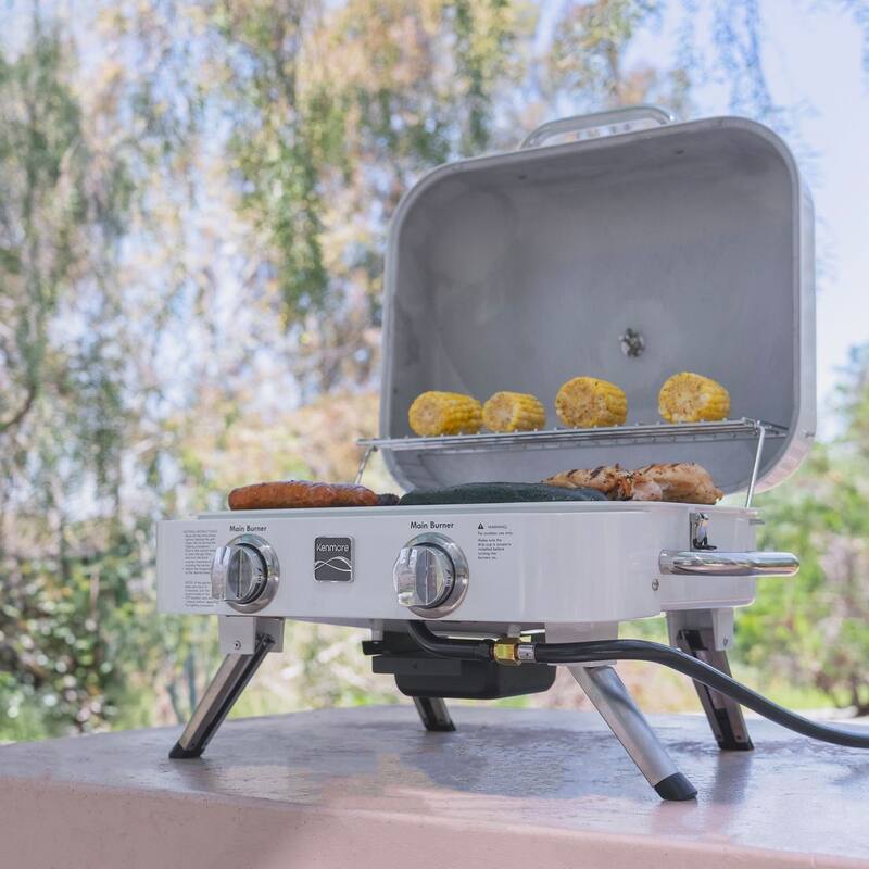 Kenmore 2-Burner Retro Portable Gas Grill