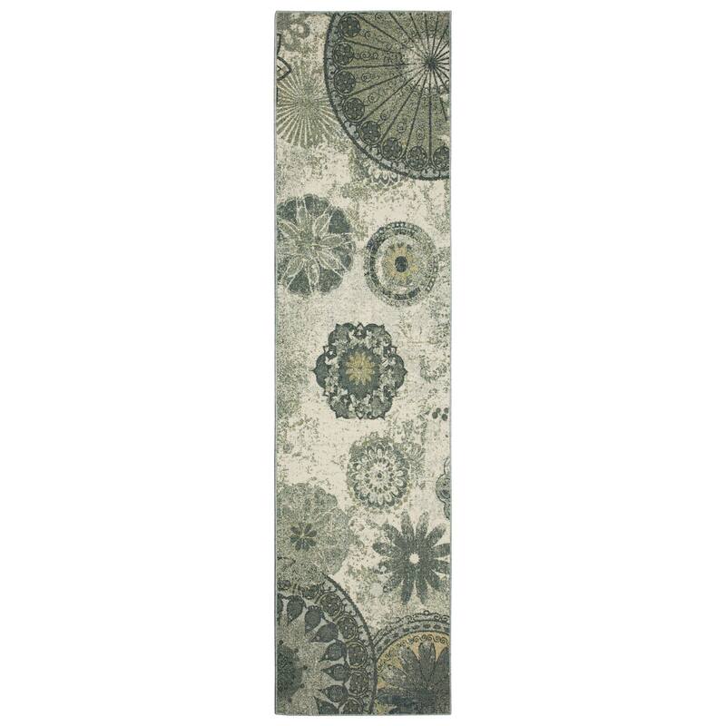 Mohawk Home Alexa Floral Medallion Area Rug