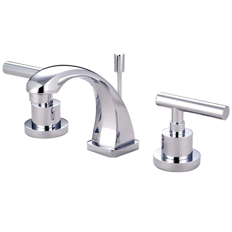 Kingston Brass Manhattan 8-inch Widespread Bathroom Faucet - Polished Chrome