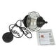 preview thumbnail 15 of 13, Modern Farmhouse Black 1-Light Outdoor Pendant Light Glass Patio Lantern Lamp - D10" X H12"