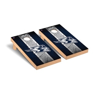 Wisconsin Stout Blue Devils Vintage Cornhole Board Set