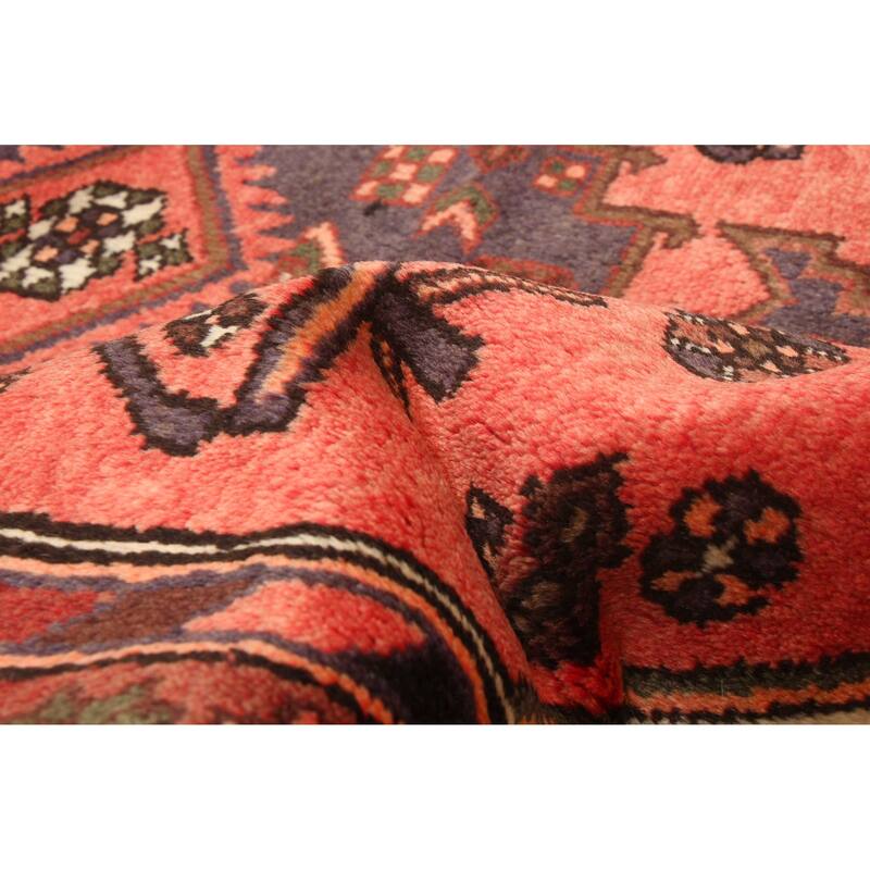 ECARPETGALLERY Hand-knotted Andelz Red Wool Rug - 3'4 x 4'11