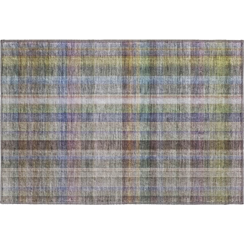 Premium Washable Super Soft Plaid Mayfield Rug