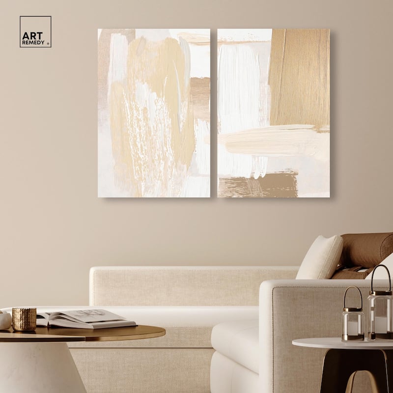 Tactile Textures II Canvas Set of 2 by Art Remedy, Gallery Wrapped