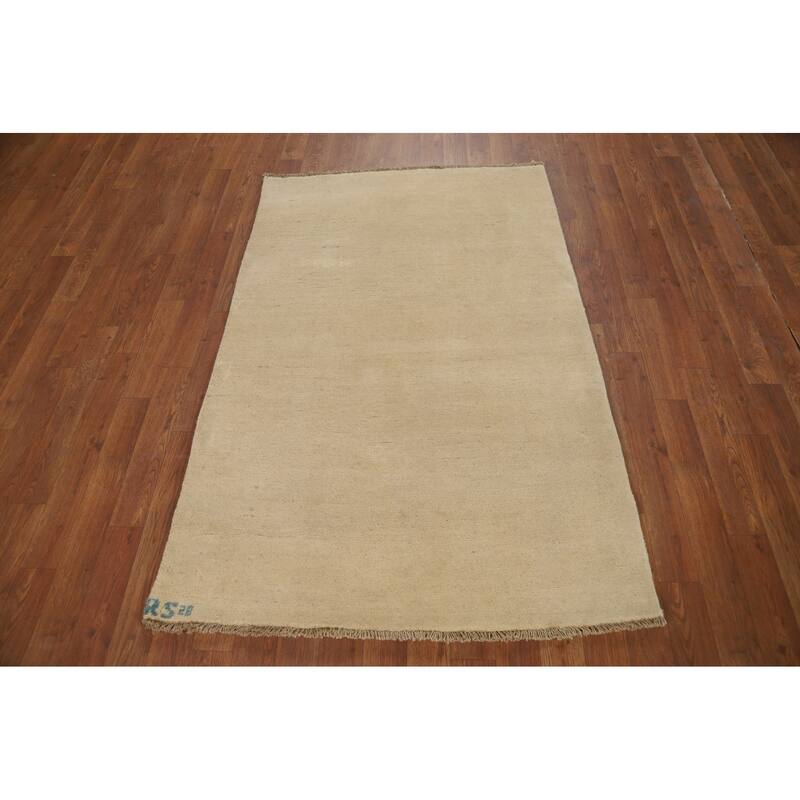 Gabbeh Oriental Foyer Rug Handmade Modern Wool Carpet - 3'3"x 5'0"