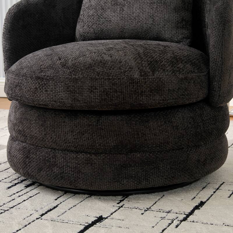 30"W Modern Upholstered Armchair,Accent Chair with a Pillow