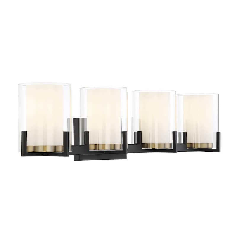 Savoy House 8-1977-4 Eaton 4 Light 33" Wide Bathroom Vanity Light