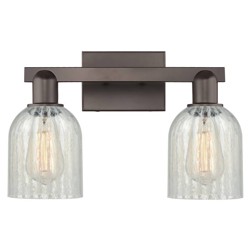 Innovations Lighting 716-2W-11-16 Caledonia Vanity Caledonia 2 Light - Oil Rubbed Bronze / Mouchette