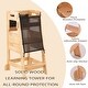 preview thumbnail 4 of 5, Adjustable Toddler Step Stool,100% Natural Wood,Develops Independence - Wood
