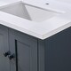 preview thumbnail 10 of 34, Altair Caorle Bathroom Vanity Countertop in Snow White Finish Without Cabinet