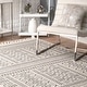 preview thumbnail 4 of 12, nuLOOM Tribal Geometric Trellis Area Rug with Tassel