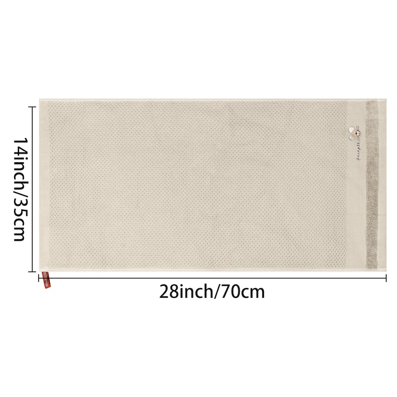 Cotton Cleaning Cloth, 6 Pack Cleaning Rag Solid Kitchen Towels for Dish Drying Washing Lint Free Rags