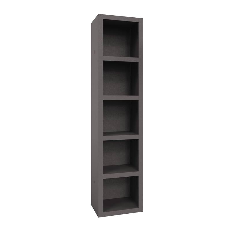 Easy-Lift Queen Murphy Wall Bed in with Two Bookshelves