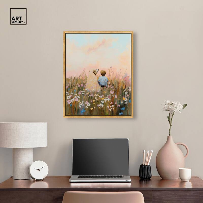 Sunset Companions Canvas by Art Remedy