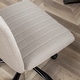 preview thumbnail 9 of 31, Armless Swivel Office Chair with Metal Base, 360 Swivel Ergonomic Computer Chair, Adjustable Height Fabric Task Chair - N/A