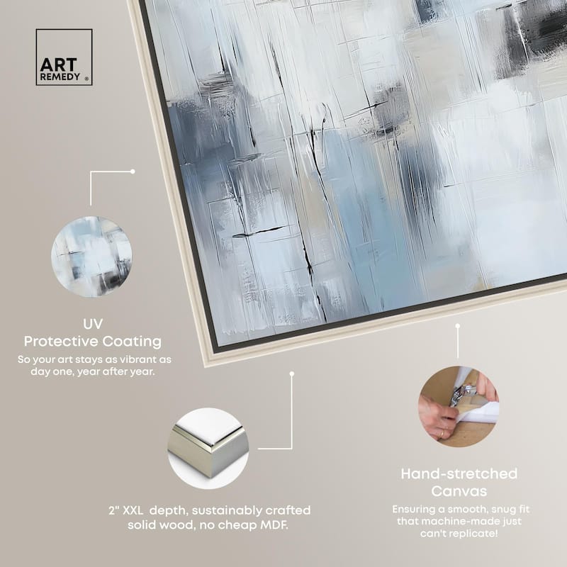 Blue Yonder Canvas by Art Remedy