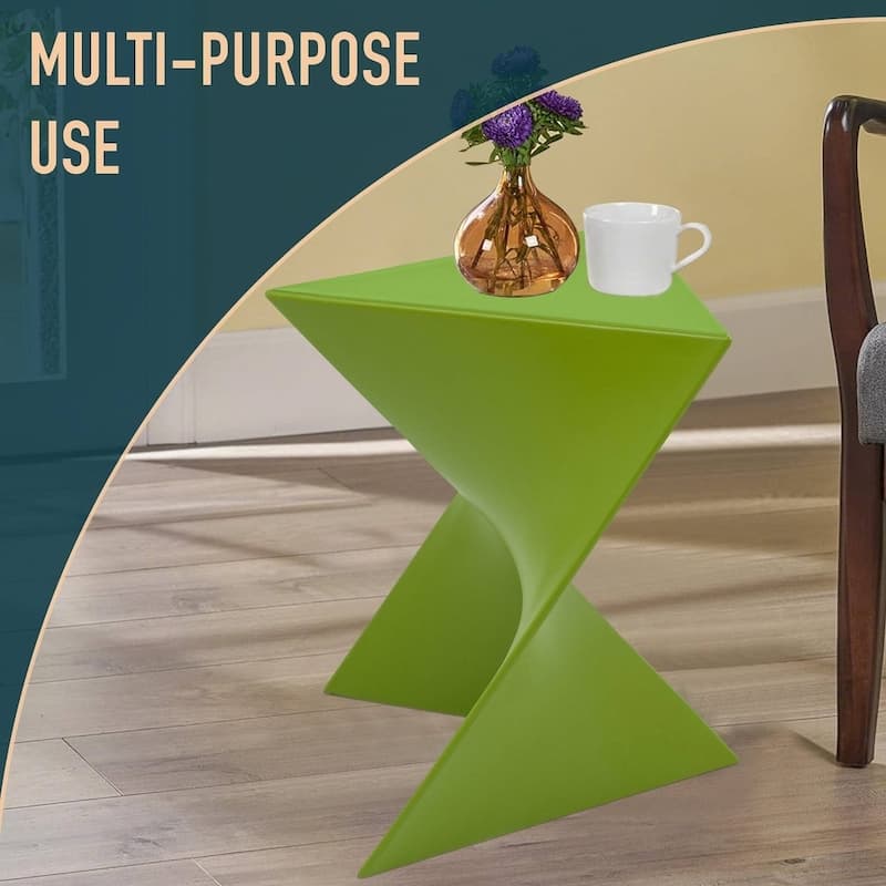 LeisureMod Randolph Modern Side Table - Grey - 15.5 x 17 x 17