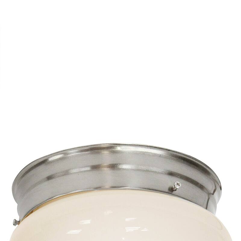 LED Flush Mount Ceiling light in Brushed Nickel