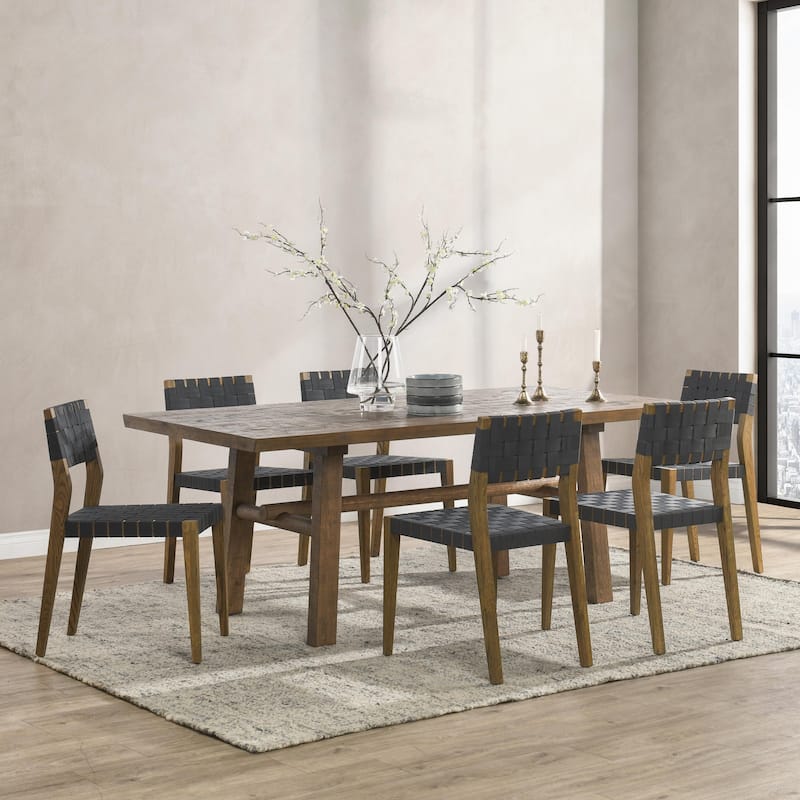 Classic Home Liana 78" Reclaimed Pine Wood Dining Table