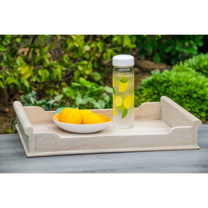 Abode Homewares Lemon Fresh Acrylic Quench Water Bottle - Yellow - 20 oz