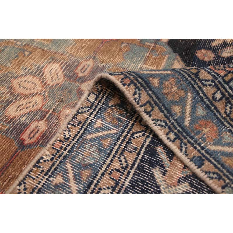 ECARPETGALLERY Hand-knotted Antalya Vintage Dark Navy Wool Rug - 3'5 x 6'3