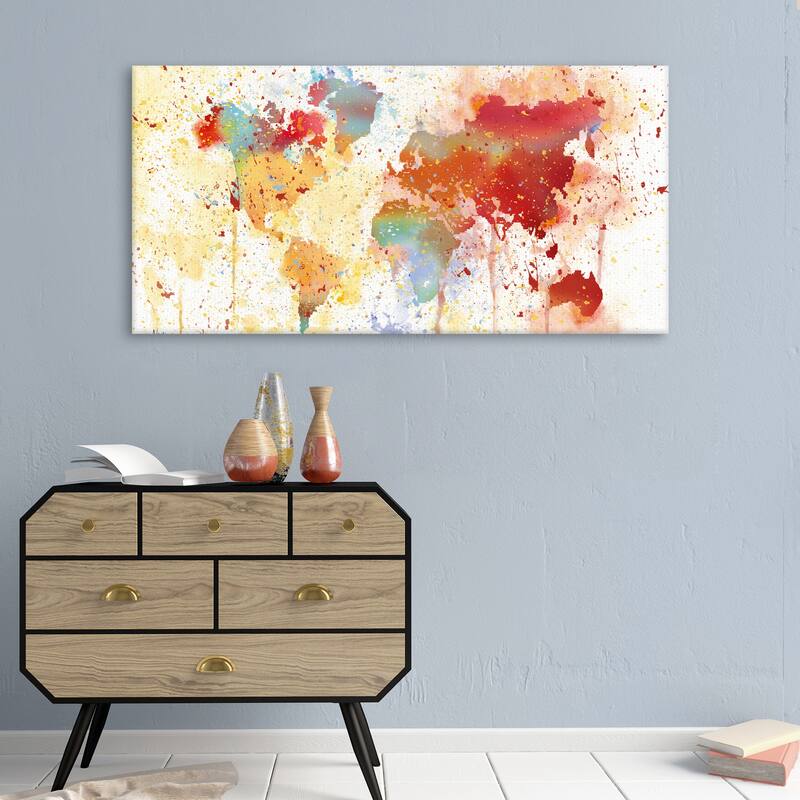 Traveled the World by Nan Canvas Art Print