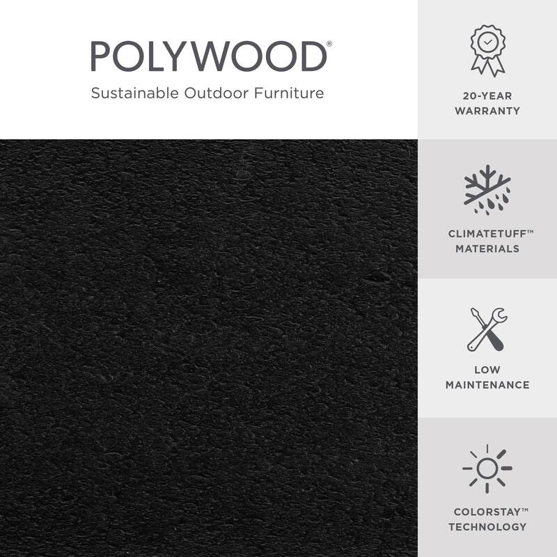 POLYWOOD Classic Plastic Outdoor Adirondack Chair