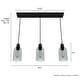 preview thumbnail 10 of 19, Hunter Lochemeade 3-Light Linear Cluster Pendant - Kitchen Island, Dining Room - Modern Farmhouse, Contemporary, Industrial