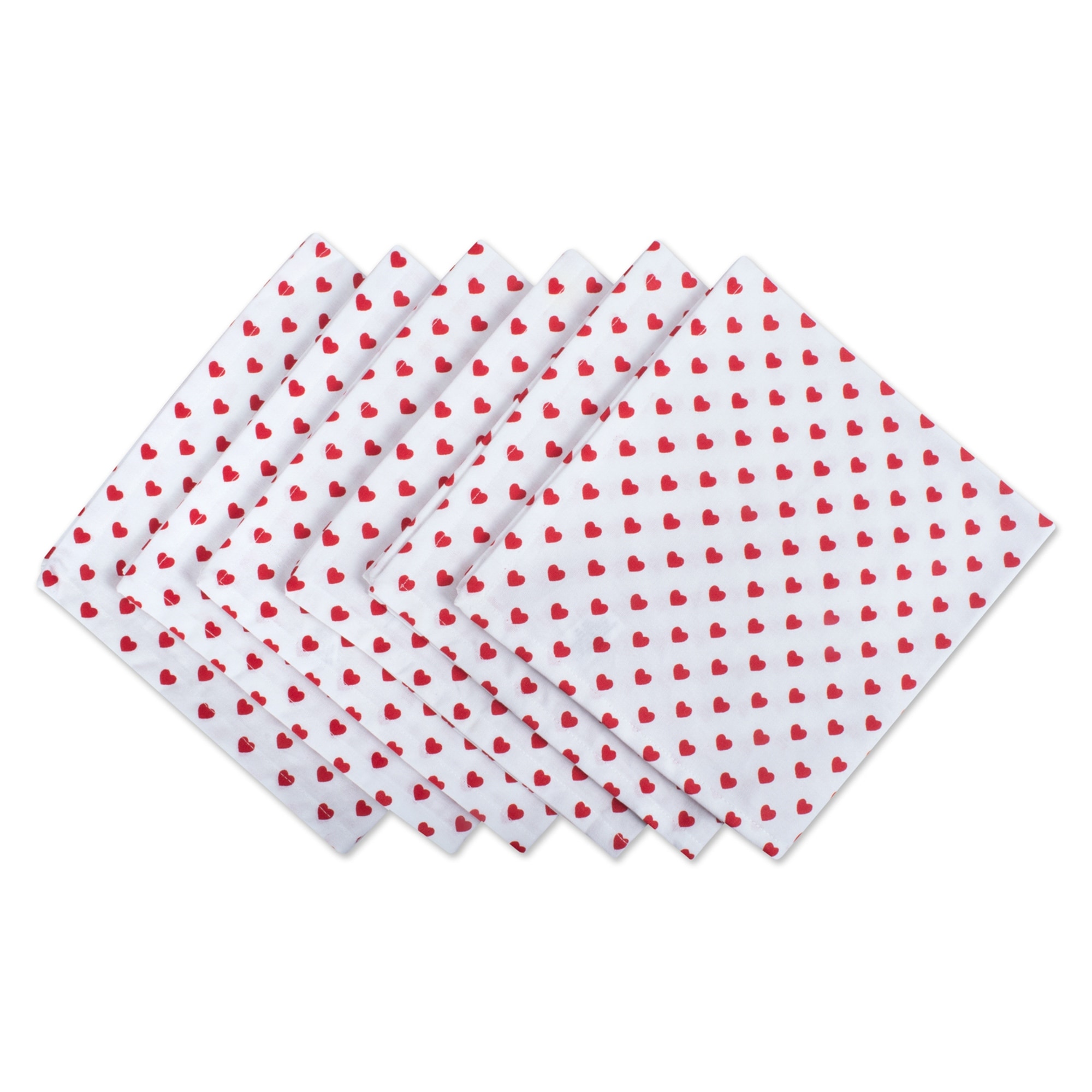 DII Valentines Day Print Napkin (Set of 6)