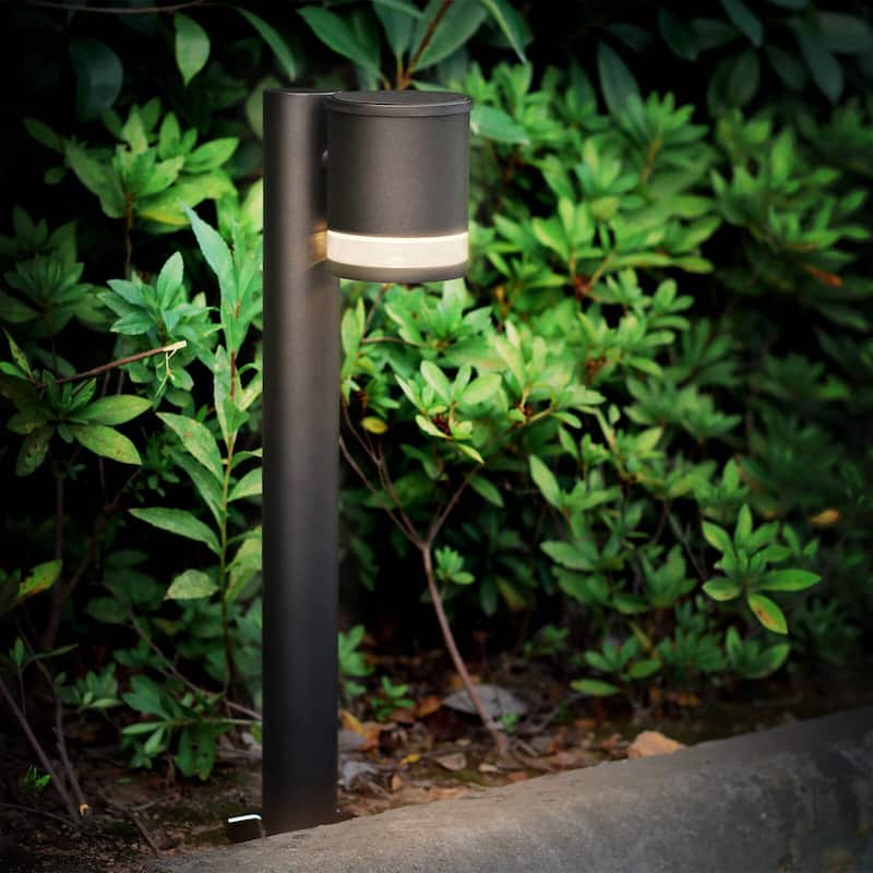2-Pack Solar Outdoor Light Pathway Dusk to Dawn Garden Lighting 2074 - 2074-600-2B