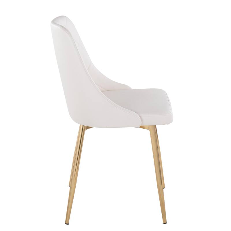 Carson Carrington Ockelbo Dining Chair with Tapered Metal Legs (Set of 2)