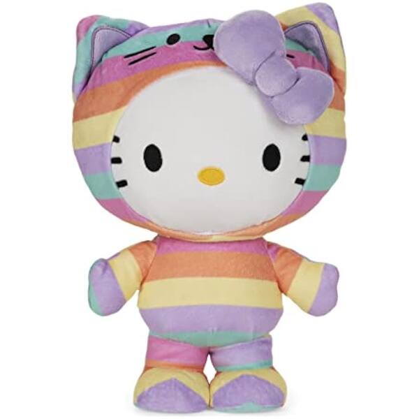 slide 2 of 5, Gund 9.5-Inch Hello Kitty in Rainbow Outfit