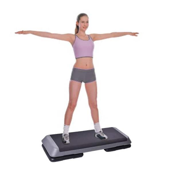 43'' Cardio Adjust Exercise Stepper,Height Adjustable Aerobic Step Platform  - 43undefinedLx16undefinedWx4undefined H - Bed Bath & Beyond - 33614014
