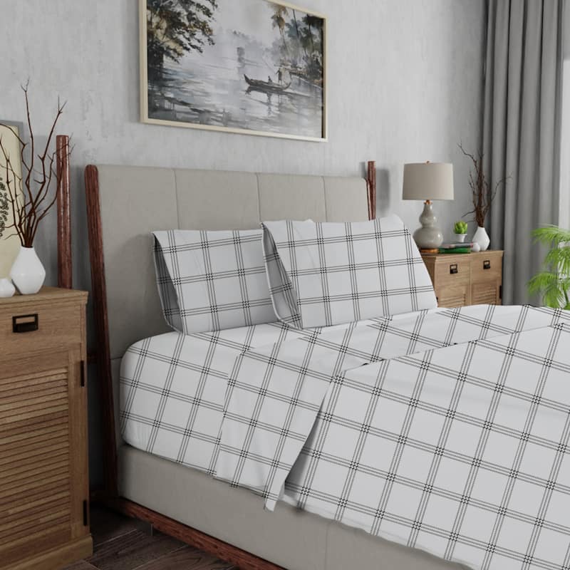 Color Sense Cotton 225TC Silky Wrinkle Resistant Sheet Set