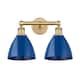 Option Brushed Brass / Blue