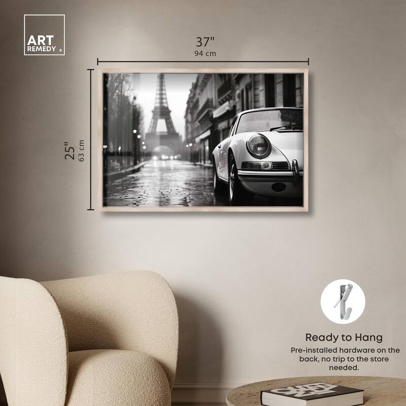 Rainy Day Paris Shadowbox by Art Remedy